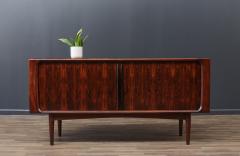 Bernhard Pedersen Son Danish Modern Tambour Door Rosewood Credenza by Bernhard Pedersen - 3490809