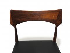 Bernhard Pedersen Son Four Bernhart Pedersen Danish Rosewood Dining Chairs - 3346928