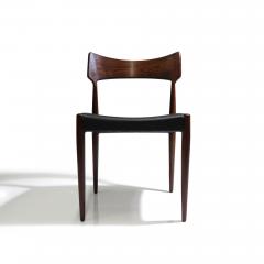 Bernhard Pedersen Son Four Bernhart Pedersen Danish Rosewood Dining Chairs - 3346931