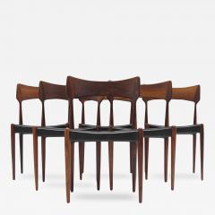 Bernhard Pedersen Son Rosewood Dining Chairs by Bernhard Pedersen Sons - 113079