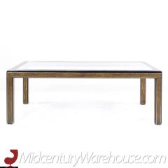 Bernhard Rohne Bernhard Rohne for Mastercraft Lacquered Brass Panel Expanding Dining Table - 3684059