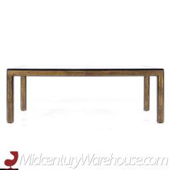 Bernhard Rohne Bernhard Rohne for Mastercraft Lacquered Brass Panel Expanding Dining Table - 3684063