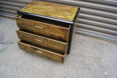 Bernhard Rohne Small Acid Etched Brass Chest of Drawers by Bernhard Rohne for Mastercraft - 2529482