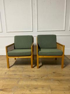 Bernt Petersen Pair of Bernt Petersen 1960 s Easy Armchairs - 2448869