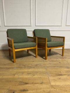Bernt Petersen Pair of Bernt Petersen 1960 s Easy Armchairs - 2448871