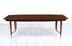 Bert England Bert England Expanding Dining Table with Brass Accents for Johnson Furniture - 2264159