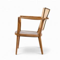 Bert England Bert England Mid Century Cane Back Lounge Chairs Pair - 4432744