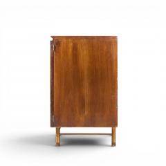 Bert England Bert England Mid Century Walnut and Brass Credenza - 4610454