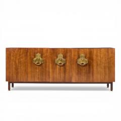 Bert England Bert England for The John Widdicomb Orientation Group Walnut and Brass Credenza - 4555355