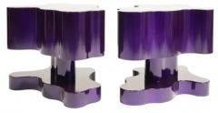 Bert Furnari Bert Furnari Studio Free Form Abstract Side Tables in Powder Coated Aluminum - 3507827