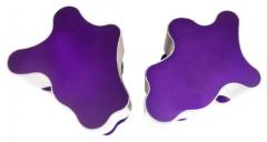 Bert Furnari Bert Furnari Studio Free Form Abstract Side Tables in Powder Coated Aluminum - 3507829