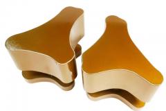 Bert Furnari Bert Furnari Studio Free Form Abstract Side Tables in Powder Coated Aluminum - 3507839