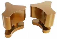 Bert Furnari Bert Furnari Studio Free Form Abstract Side Tables in Powder Coated Aluminum - 3507846