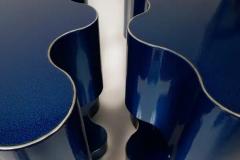 Bert Furnari Custom Order Deposit for 1 of 2 Bert Furnari Blue Studio Side Tables - 4002092