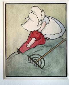 Bertha Corbett Melcher The Sunbonnet Babies Modernist Female Artist - 4108611
