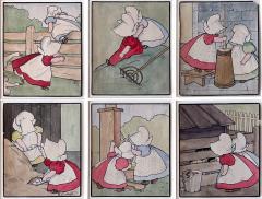 Bertha Corbett Melcher The Sunbonnet Babies Modernist Female Artist - 4108868