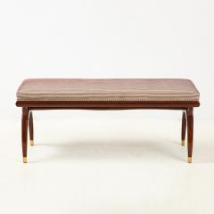 Bertha Schaefer A beautiful contemporary mahogany bench in the manner of Bertha Schaefer 1950s - 2033346