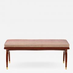 Bertha Schaefer A beautiful contemporary mahogany bench in the manner of Bertha Schaefer 1950s - 2035833