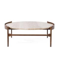 Bertha Schaefer Bertha Schaefer Mid Century Travertine Coffee Table - 3985317