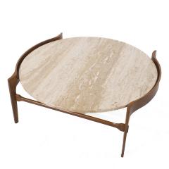 Bertha Schaefer Bertha Schaefer Mid Century Travertine Coffee Table - 3985318