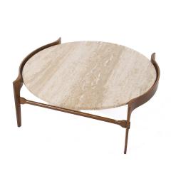 Bertha Schaefer Bertha Schaefer Mid Century Travertine Coffee Table - 3985319