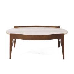 Bertha Schaefer Bertha Schaefer Mid Century Travertine Coffee Table - 3985320