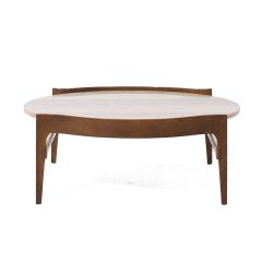 Bertha Schaefer Bertha Schaefer Mid Century Travertine Coffee Table - 3985322