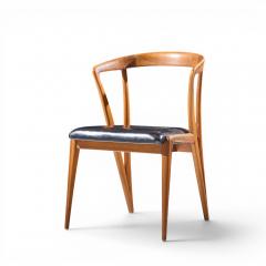 Bertha Schaefer Bertha Schaefer for Singer Sons Italian Walnut Dining Chairs Set of 4 - 4647166