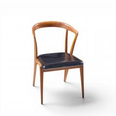 Bertha Schaefer Bertha Schaefer for Singer Sons Italian Walnut Dining Chairs Set of 4 - 4647169