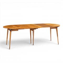 Bertha Schaefer Bertha Schaefer for Singer Sons Mid Century Walnut Dining Table with 4 Leaves - 4651541