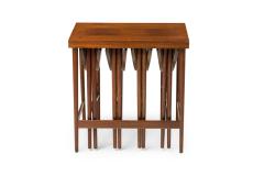 Bertha Schaefor Set of Bertha Schaefor for M Singer Sons American Nest of Occasional Tables - 4274267