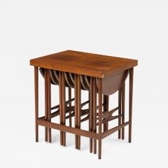 Bertha Schaefor Set of Bertha Schaefor for M Singer Sons American Nest of Occasional Tables - 4298117
