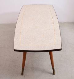 Berthold Muller Berthold Muller 1950s Ceramic Mosaic Table with Gold Elements - 571542