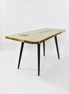 Berthold Muller Berthold Muller Asymmetrical Mosaic Tile Coffee or Sofa Table Germany 1950s - 4062830