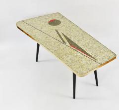 Berthold Muller Berthold Muller Asymmetrical Mosaic Tile Coffee or Sofa Table Germany 1950s - 4062862