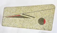 Berthold Muller Berthold Muller Asymmetrical Mosaic Tile Coffee or Sofa Table Germany 1950s - 4062864