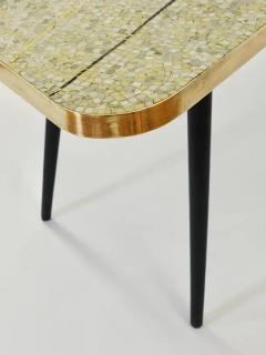 Berthold Muller Berthold Muller Asymmetrical Mosaic Tile Coffee or Sofa Table Germany 1950s - 4062869