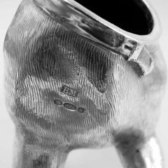 Berthold Muller Neresheimer German Hanau Silver Figural Romping Pug Pup Match Safe - 4337448