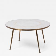 Berthold Muller Round Mosaic Coffee Table by Berthold M ller Oerlinghausen - 1367547