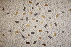 Berthold Muller Round Mosaic Coffee Table by Berthold M ller with brass rim - 4146233