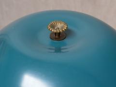 Bertil Brisborg Bertil Brisborg Brass and Leather Table Lamp Nordiska Kompaniet Sweden 1940s - 4699874