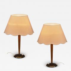 Bertil Brisborg Bertil Brisborg Model 31915 Table Lamps for Nordiska Kompaniet Sweden 1940s - 4694544
