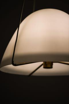 Bertil Brisborg Ceiling Lamp Model Number 31234 in Opaline Glass by Bertil Brisborg 1940s - 4399662