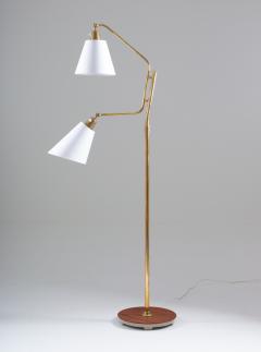 Bertil Brisborg Scandinavian Midcentury Floor Lamp by Bertil Brisborg for NK - 1247554