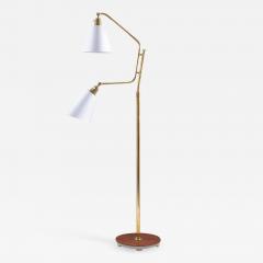 Bertil Brisborg Scandinavian Midcentury Floor Lamp by Bertil Brisborg for NK - 1249065