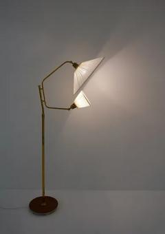 Bertil Brisborg Scandinavian Midcentury Floor Lamp by Bertil Brisborg for NK - 3336151