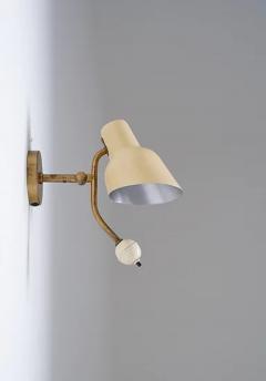 Bertil Brisborg Swedish Midcentury Wall Lamp by Bertil Brisborg for Nordiska Kompaniet NK - 2277402