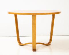 Bertil Fridhagen A Swedish Modern Elmwood Circular Table by Bertil Fridhagen Circa 1940s - 971111