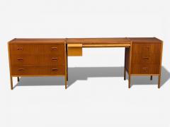 Bertil Fridhagen Bertil Fridhagen Swedish Modern Writing Desk or Vanity Teak Sweden 1960s - 4453814
