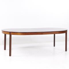 Bertil Fridhagen Bertil Fridhagen for Bodafors MCM Swedish Rosewood Dining Table with 2 Leaves - 3863892